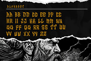NORDIKS Metal Horror Blackletter, a Blackletter Font by dansdesign (Thumbnail 2 of 7)
