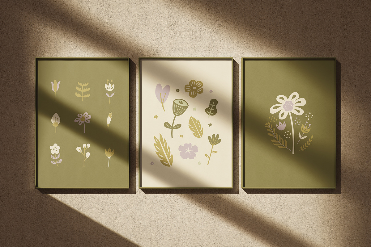 Botanical Seamless Patterns, a Pattern Graphic by studiocolectivo (Photo 6 of 12)