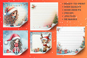 Whimsical Christmas Notepads, a Stationery Template by Traveling Designer (Thumbnail 3 of 4)