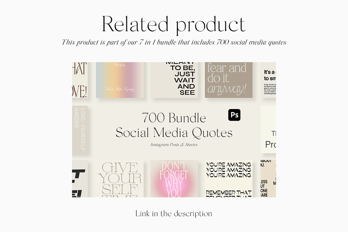 Instagram Social Media Quotes PS, a Social Media Template by Feel This (Photo 17 of 18)