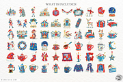 Christmas Night Clipart, a Seasonal Illustration by Markicha Art (Thumbnail 4 of 6)