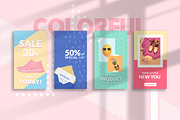 CANVA Colorful Social Media Pack, a Social Media Template by Eviory (Thumbnail 6 of 14)