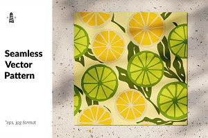 Limes Seamless Pattern