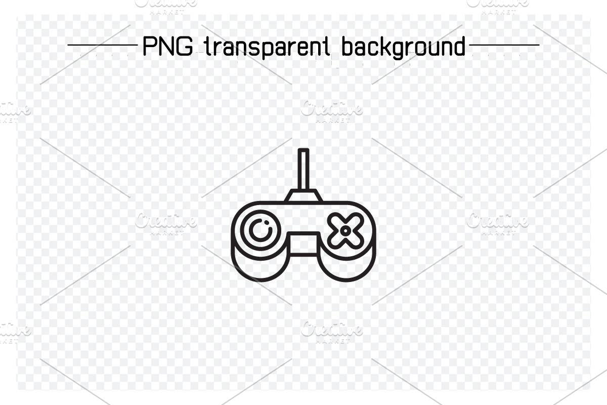 Video Gamepad Line Icons Set, an Outline Icon by Designfour (Photo 4 of 7)