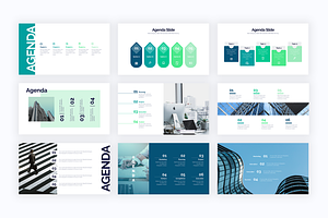 Agenda Powerpoint Infographics