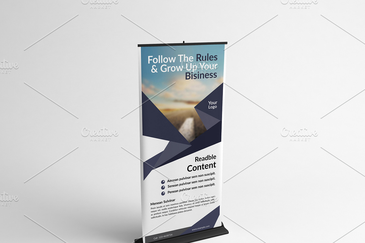 Creative PSD Roll-up Banner, a Marketing Template by Shishir Khan (Photo 3 of 4)
