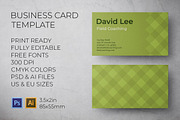 Field Coaching Business Card, a Business Card Template by Layoutlet (Thumbnail 1 of 2)