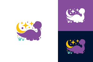 Cute Dinosaur Logo, a Branding & Logo Template by zaqilogo