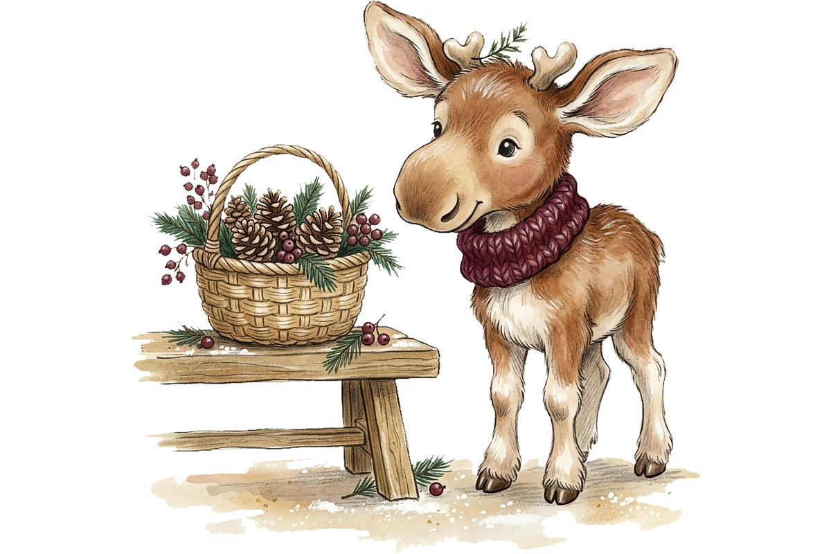 Cozy Winter Animals Clipart Bundle, an Animal Illustration by T-shirt Pond (Photo 6 of 26)