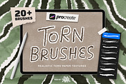 Procreate Torn Brushes, a Brush Add-On by Nurmiftah (Thumbnail 1 of 8)
