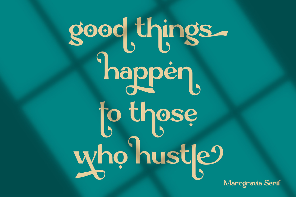 Marcgravia - Modern Serif, a Serif Font by erlosDESIGN (Photo 3 of 12)