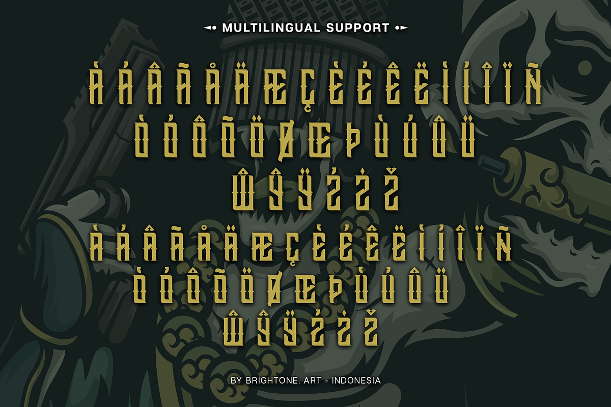 Voltrock - E-Sport Font, a Font by Brightone (Photo 3 of 7)