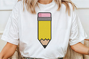 Pencil Embroidery Design, a Graphic by CraftArtStudio (Thumbnail 3 of 4)