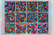 Abstract Graffiti Seamless Pattern, a Pattern Graphic by Forhadx5 (Thumbnail 8 of 11)