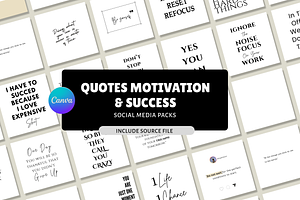 Instagram Inspirational Quotes, a Social Media Template by RB Boutique