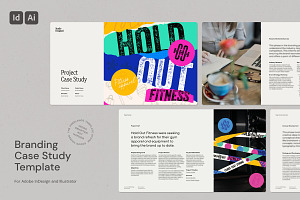 Branding Case Study Template, a Branding & Logo Template by Hannah Bacon Design
