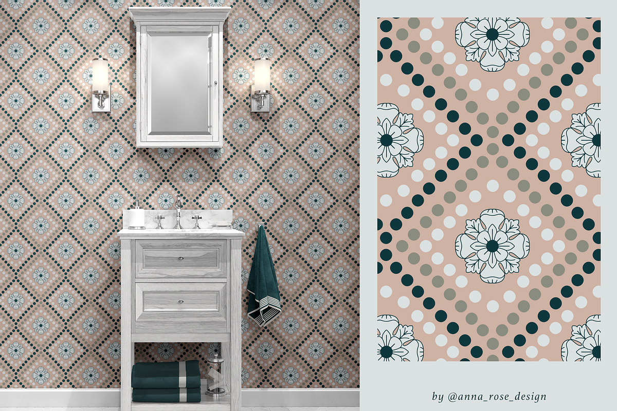 Moody Renaissance Acanthus Patterns, a Pattern Graphic by Rose Design (Photo 7 of 12)