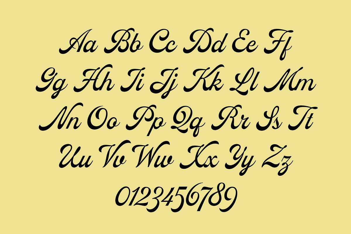 ED Forheim - Vintage Script, a Script Font by Emyself Design (Photo 3 of 12)