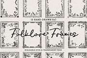 Cottagecore Borders, Frame Set, an Object Illustration by The October Creative (Thumbnail 1 of 6)