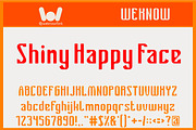 Shiny Happy Face font, a Font by weknow (Thumbnail 1 of 5)