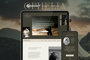 Showit Website Template Ophelia