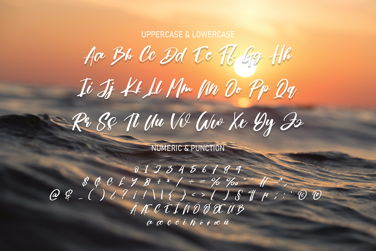 Beach | Script Font, a Script Font by Scratchones (Photo 7 of 8)