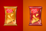 Potato chips advertisement template., a Food Illustration by George Rod (Thumbnail 3 of 7)