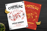Chinese New Year Flyer, a Flyer Template by Tokosatsu (Thumbnail 3 of 3)