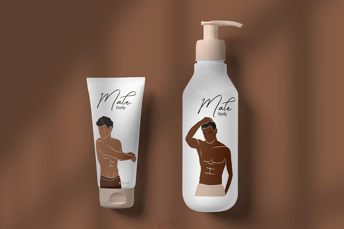 Male body collection, a Decorative Illustration by EasyArt (Photo 11 of 12)