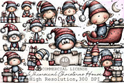 Whicmila Christmas Elf Clipart, an Illustration by Sublimation Artist (Thumbnail 1 of 6)