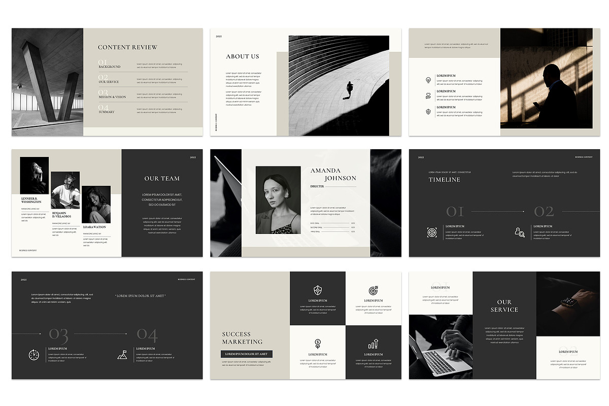 BUSINESS - Presentation template, a Presentation Template by Chanut is industries (Photo 3 of 7)