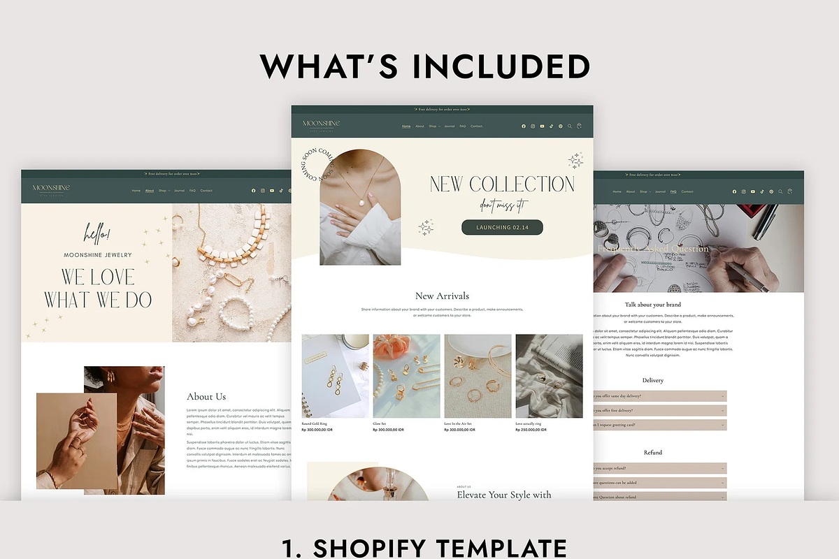 Jewelry Elegant Shopify Theme, a Shopify Template by Sky and Stars (Photo 4 of 5)