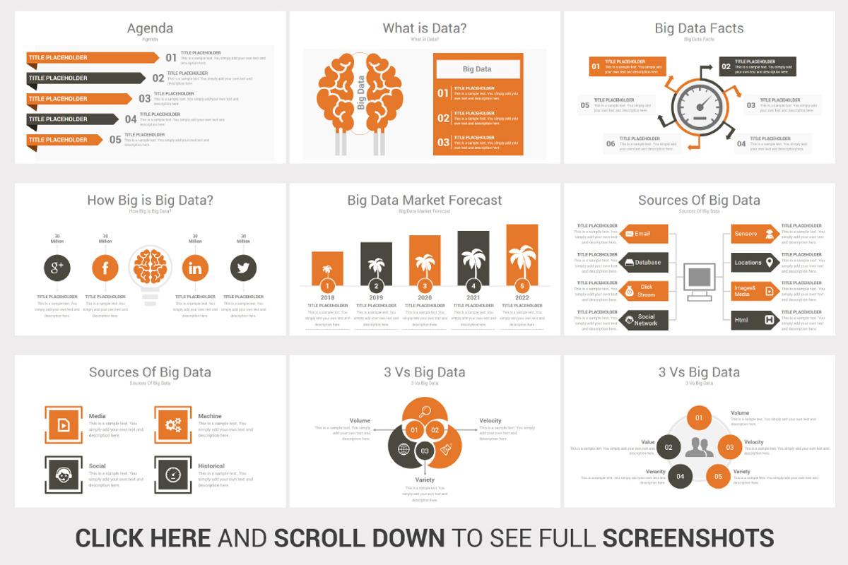 Big Data Analytics PowerPoint, a Presentation Template by OceanArt