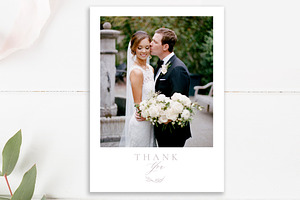 PS Canva Wedding Thank You Card