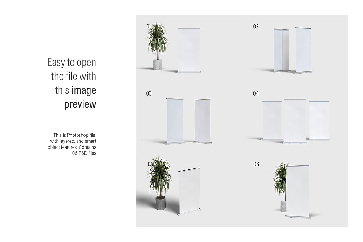 Roll Up Banner Mockups, an Advertising Mockup by graphiccrew (Photo 9 of 10)