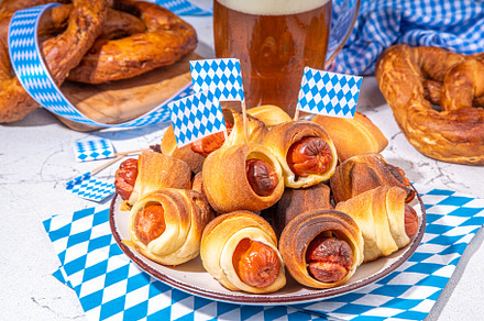 Pigs in blanket for Oktoberfest party, a Food & Drink Photo by Rimma