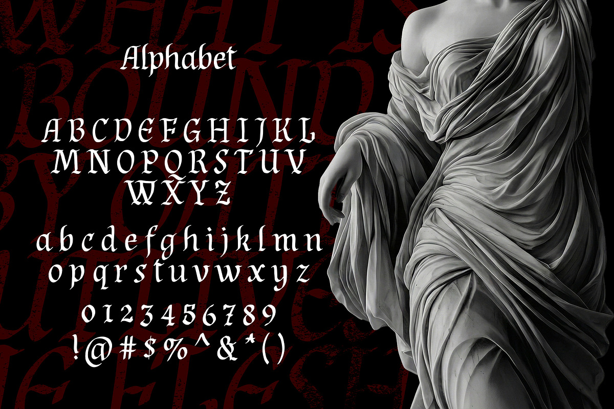 Obsidian Monolith Modern Fantasy, a Handwritten Font by supfonts (Photo 8 of 8)