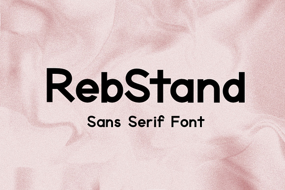 RebStand Sans Serif Typeface preview 7