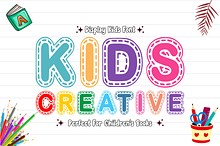 Kids Creative - Stitched Kids Font