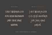 Salting - Handwritten Font, a Handwritten Font by Alpaprana (Thumbnail 4 of 9)