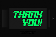 Vonirace - Futuristic Sporty Font, a Sans Serif Font by Yktypstd (Thumbnail 10 of 10)