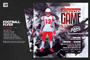 Football Game Flyer Template, a Flyer Template by Tarommir (Thumbnail 1 of 3)