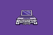 Laptop Mascot Logo Template, a Branding & Logo Template by HasnainGFX (Thumbnail 2 of 3)