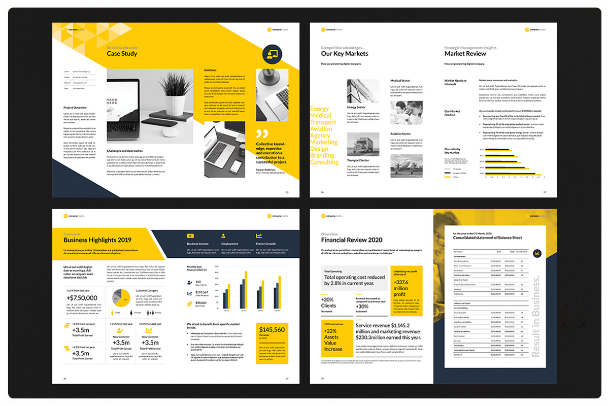 Annual Report, a Brochure Template by StudioGraficso (Photo 9 of 12)