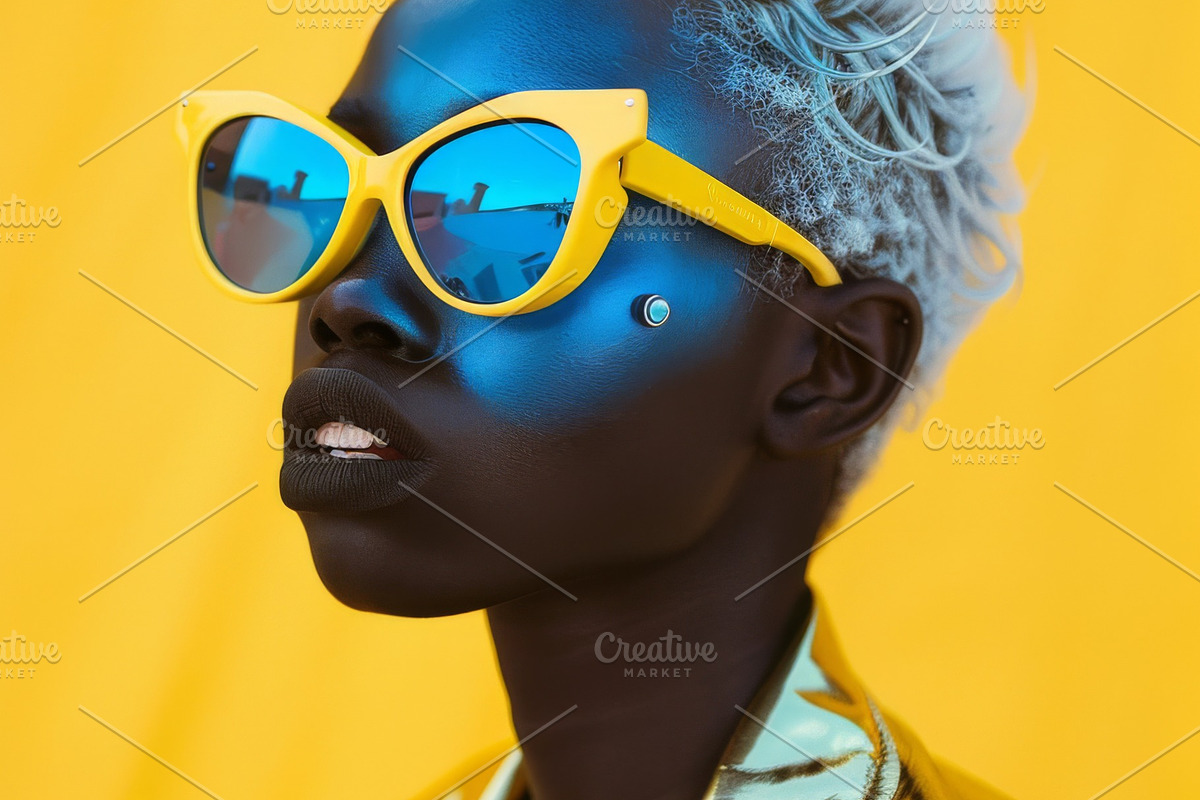109 Fashion models in sunglasses, a Beauty & Fashion Photo by Handmadefont (Photo 58 of 113)