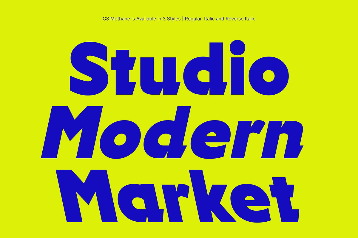 CS Methane – Bold Sans Serif, a Sans Serif Font by Craft Supply Co. (Photo 3 of 8)
