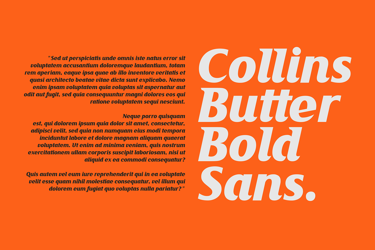 Collins Butter, a Sans Serif Font by Omotu Studio (Photo 3 of 11)
