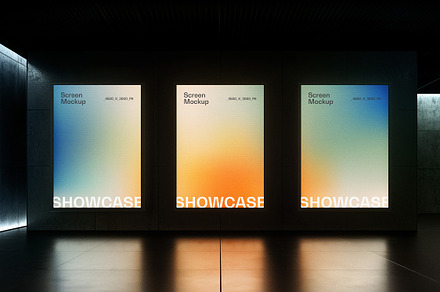 3 Screens Mockup, an Advertising Mockup by Design Squad