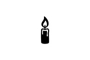 Candle Flame Vector, an Object Illustration by Vectorium Studio (Thumbnail 1 of 4)
