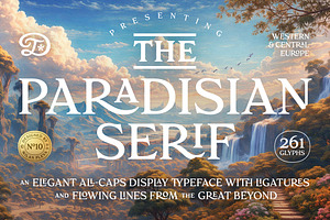 Paradisian Serif, a Serif Font by Dopestype
